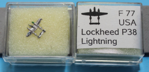 FB 77 Lockheed P 38 "Lightning" painted (1 p.) USA 1941